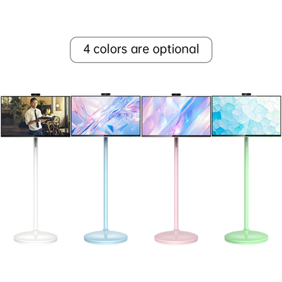 Four Colors Available 27inch Touch Screen Self Service Payment Kiosk Removable Android Digital Signage Freewheeling Screen
