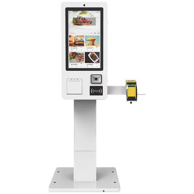 Stainless Self Service Terminal Kiosk for Restauants ultra Slim Stainless Steel Vertical Wall Hanging 21.5/24/27 Inch
