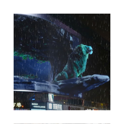 Customized Naked Eye 3D Indoor and Outdoor Display Ultra HD LED Advertising Videowall Large Shopping Malls
