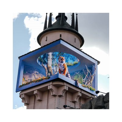 Customization Naked Eye 3D LED Display Screen High Brightness P4 P5 P6 P8 P10 Display Board for Outdoor Commercial Advertising