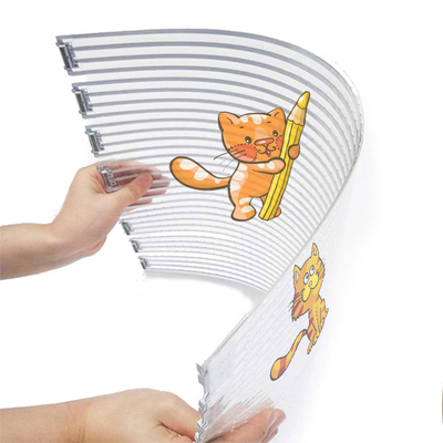 Transparent Led Film Screen Adhesive Flexible Thin and HD to the Installation Environment of the Project Any Shape