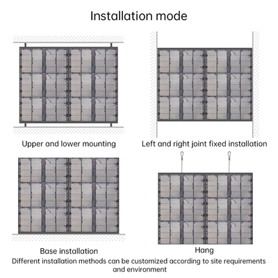 Transparent Led Film Screen Adhesive Flexible Outdoor High protection and Waterproof Highly Customizable Multiple Installations