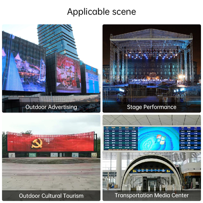 Transparent Led Film Screen Adhesive Flexible Outdoor High protection and Waterproof Highly Customizable Multiple Installations