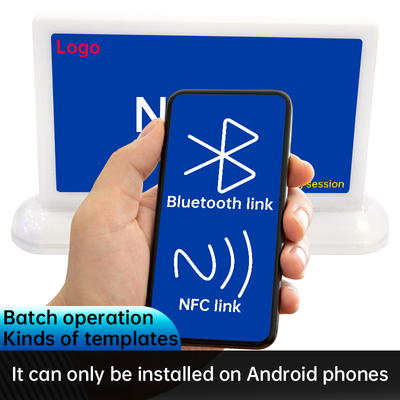 7.3 Inch E Ink Display Seven Colors Transfer Photos Via Phone Bluetooth NFC Name Plate Place Card
