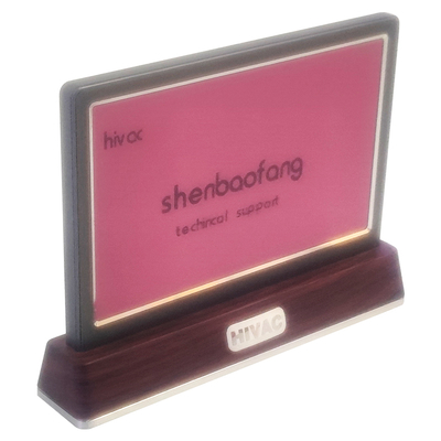 Mobile Phone Batch Setup 7.5 Inch pink Film E Ink Screen Name Plate Place Cards & Table Numbers