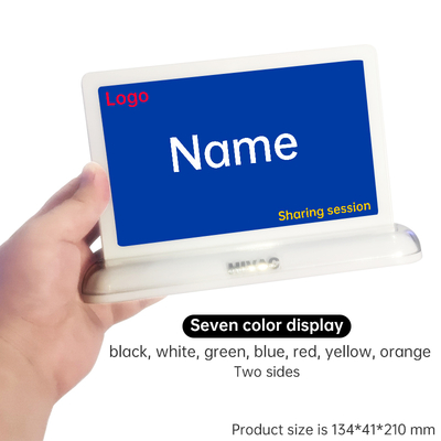 Send Photos Via Mobile Phone 7.3-inch E Ink Seven Colors Screen Name Plate Place Cards & Table Numbers