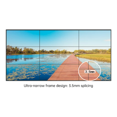 HIVAC Ultrathin Extremely Narrow Edge DID LED 3.5mm Splicing Screen 46inch 49inch 55inch 65inch Display Wall