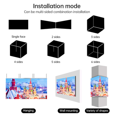 Flexible Led Display Wall Screen Customization Seamless HD XR Virtual Immersive Cave Aluminum Cabinet LED P3.91 P2 P1