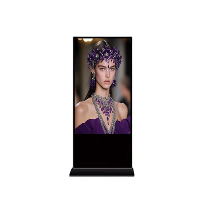Indoor Floor Standing Digital Signage Touch Screen or Non Touch Screen Different Systems Customize Advertising Device