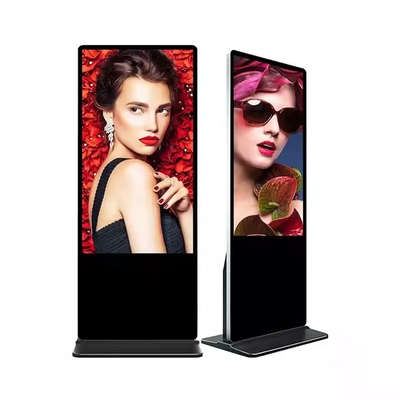 Indoor Floor Standing Digital Signage Touch Screen or Non Touch Screen Different Systems Customize Advertising Device