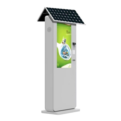 Solar Panel Powered Outdoor Digital Signage LCD Customized Outdoor Digital Signage Anti Glare High Brightness Outdoor  OOH TOTEM