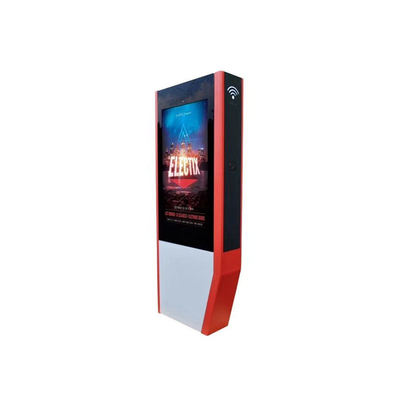 Double Side Outdoor Charging Pile Advertising Machine Customized Digital Signage Anti Glare High Brightness Outdoor  OOH TOTEM