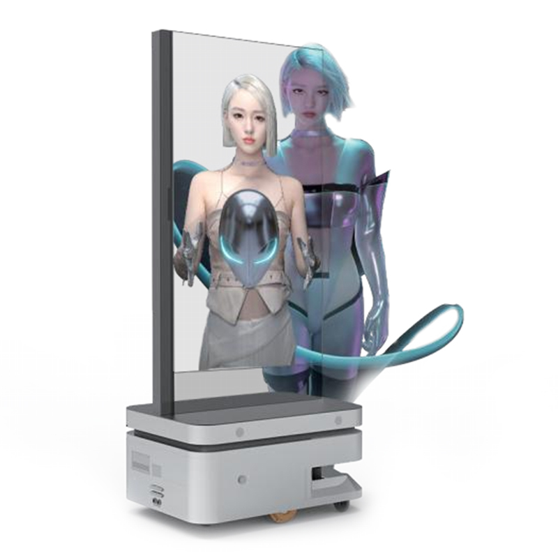 Robot OLED Screen 55inch  Automatic Obstacle Touch Screen Monitor T-OLED Navigator Automatic Return Charge with Battery