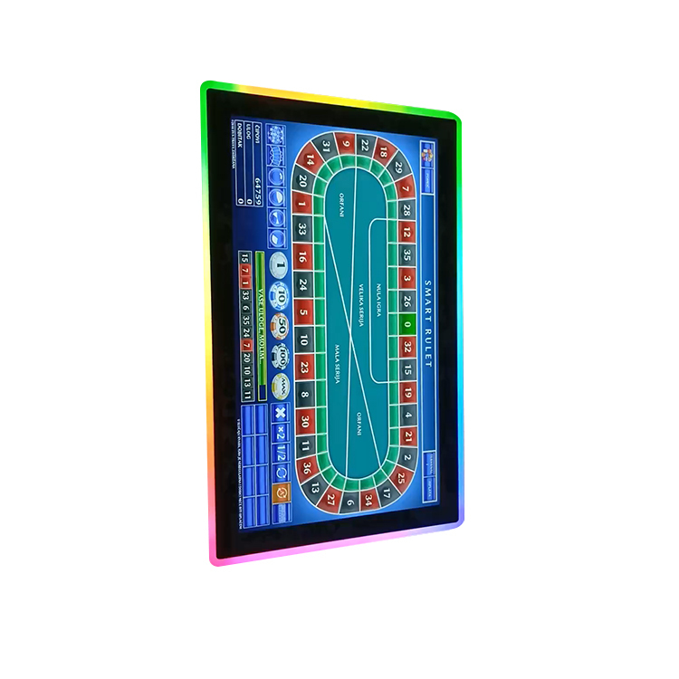 43inch Wall Mount Advertising Digital Signage with LED Strip LCD Monitor Curve Monitor Android windows System LCD Screen Monitor