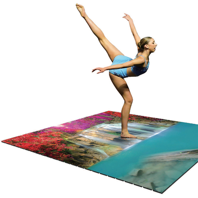Ultra-light and Ultra-thin Splicing Without Slit GOB LED Flexible Led Film Scroll Screen Floor Tiles Screen