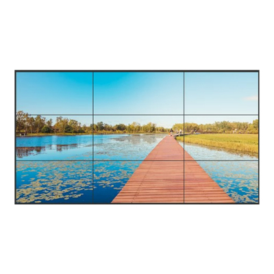 HIVAC Ultrathin Extremely Narrow Edge DID LED 3.5mm Splicing Screen 46inch 49inch 55inch 65inch Display Wall